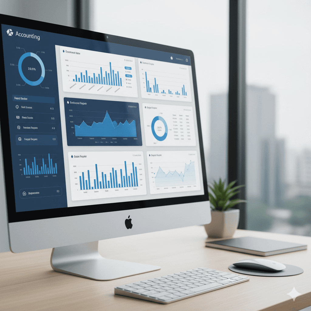 Dashboard de gestão contábil